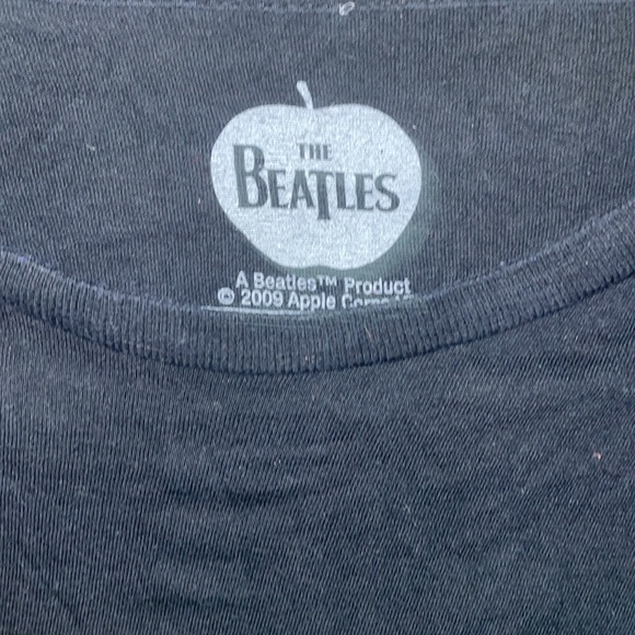 Beatles colorful black tshirt- George, Paul, George, & Ringo! - Picture 3 of 3